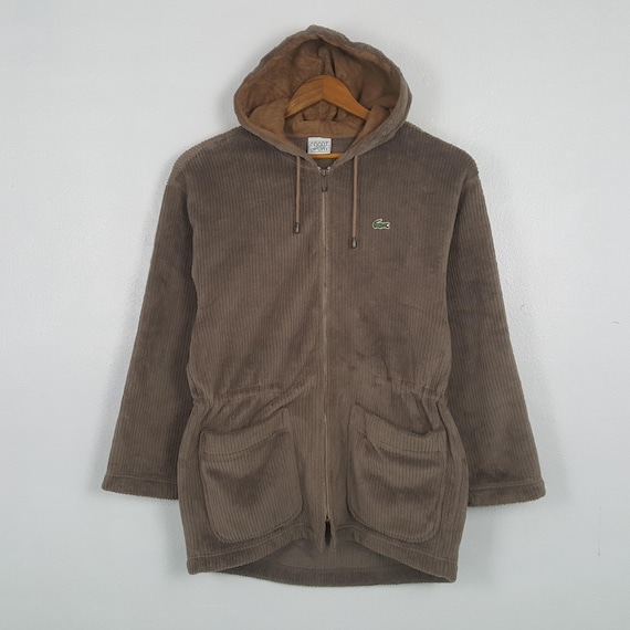 Lacoste, Vintage LACOSTE Outdoor Zipper Hooded Jacket