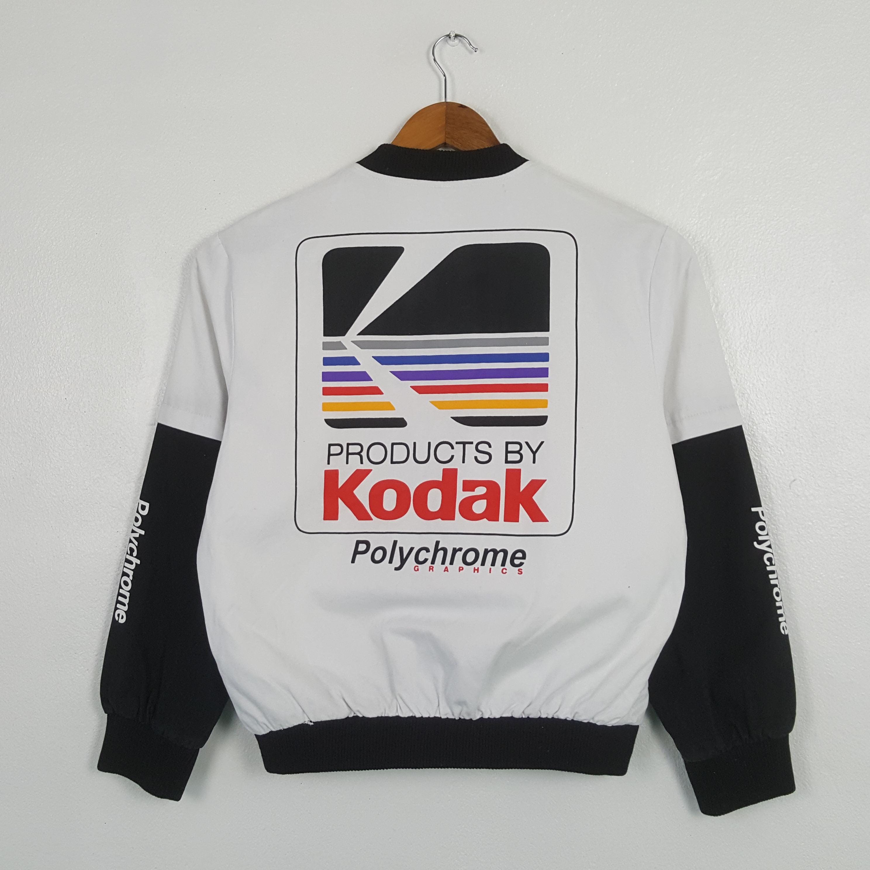Vintage Kodak Polychrome Graphic Bomber Jacket - Etsy