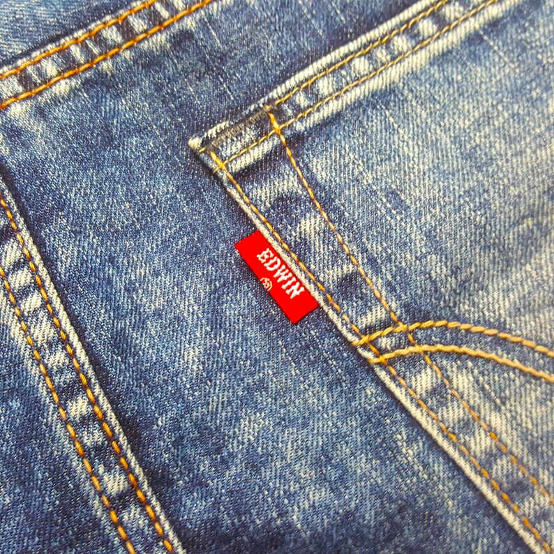 Vintage Edwin Miss Lot 503 Denim Mini Skirts image 11