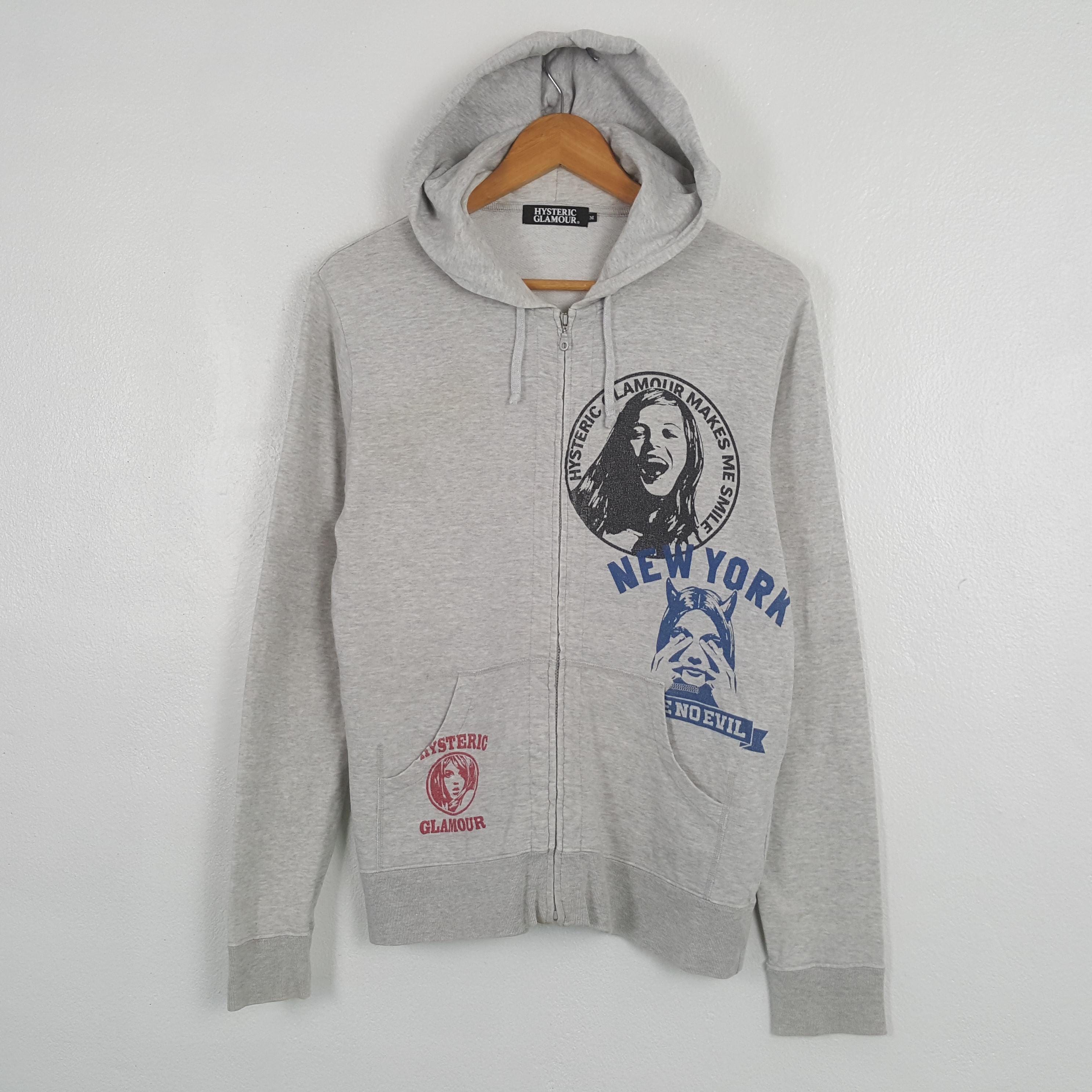 Vintage Hysteric Glamour Graphic Print New York Style Full Zip