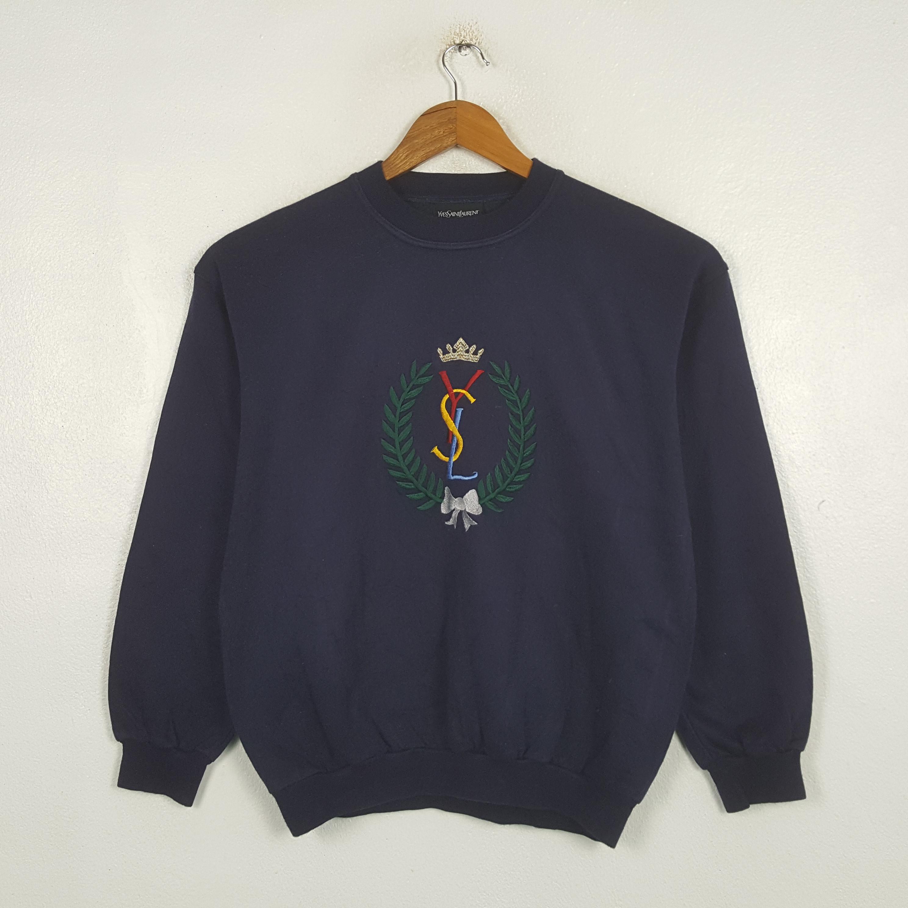 Yves Saint Laurent Sweatshirt - Etsy