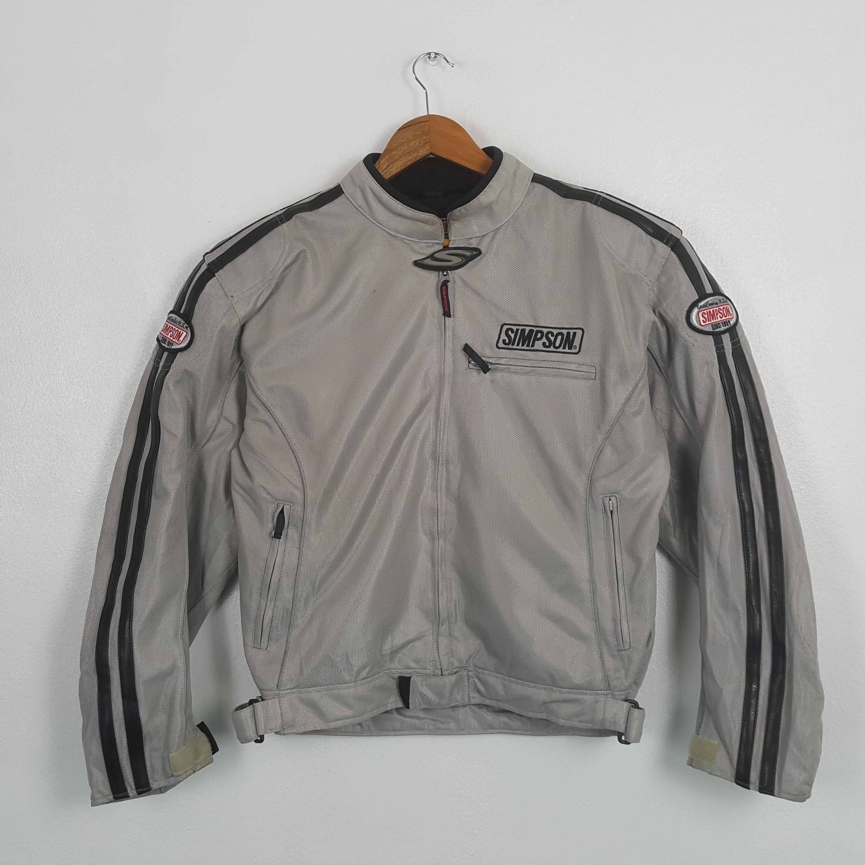 Vintage Simpson Motorsport Racing Style Defect Gray Jacket - Etsy