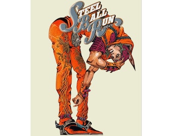 JoJo&#39;s Bizarre Adventure Poster: Vintage Anime Wall Art