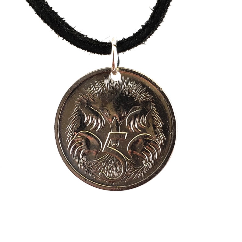 Australian Coin Necklace 5 Cents Mens Necklace Womens Etsy