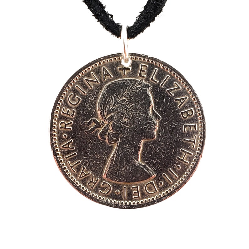 English Coin Necklace Two 2 Shillings Mens Necklace Womens Etsy