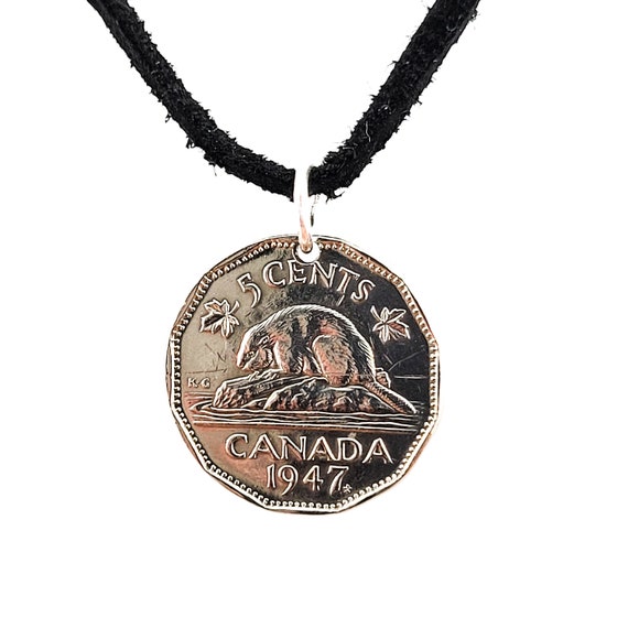 Canadian coin necklace best sale