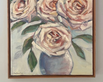 Bouquet, original oil/sale