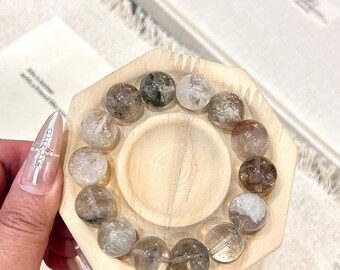 Natural Phantom Quartz Bracelet | Vision Quartz Mix, Gift