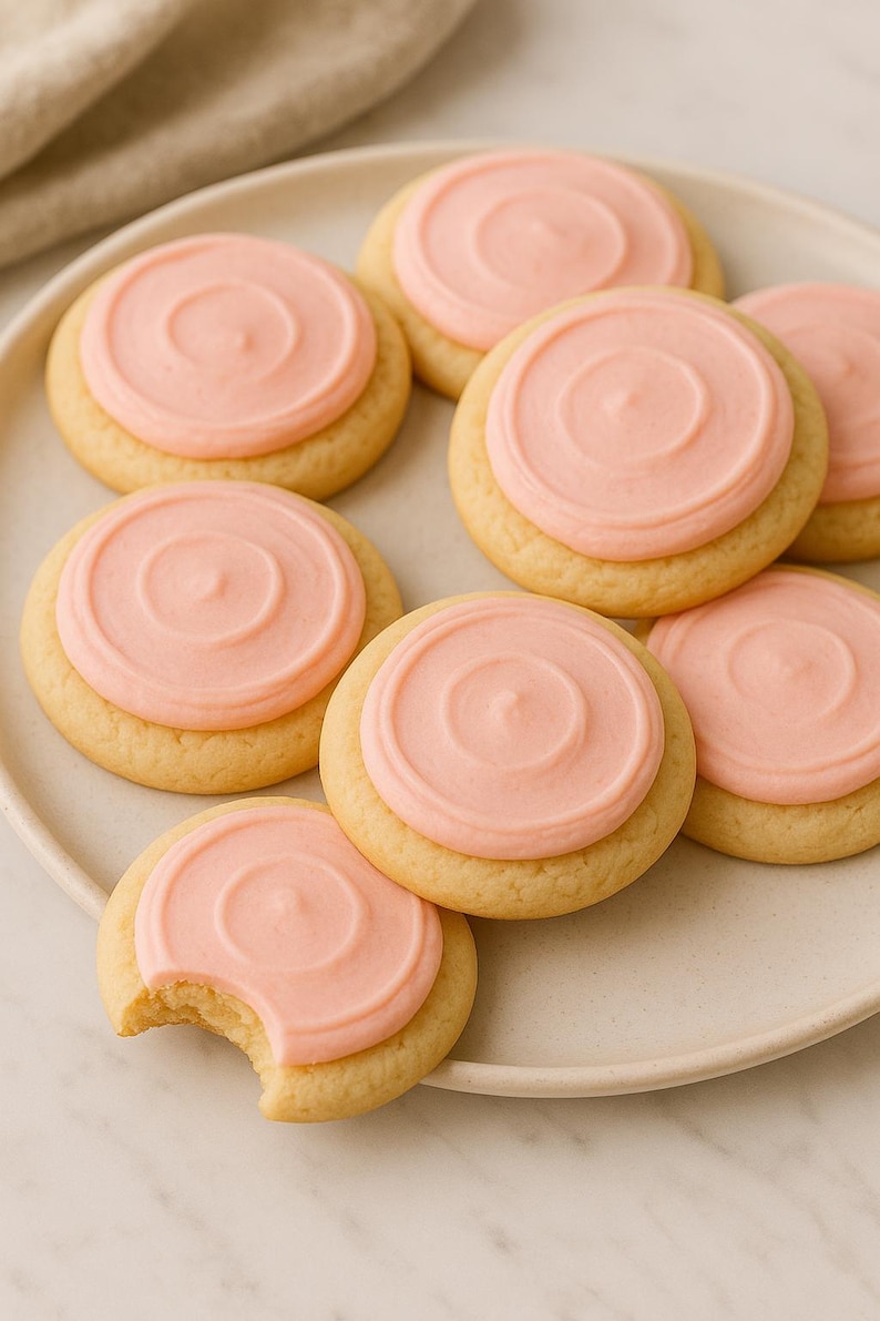 Copycat Crumbl Chilled Sugar Cookie Recipe | Soft Almond Frosting ...