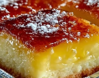 Two-Ingredient Lemon Bars Recipe | Quick & Easy Dessert | Instant Download | Printable PDF