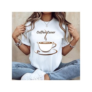 Coffee Lover Unisex Tee, Perfect for Coffee Enthusiasts, Coffee Lover Shirt, Coffee Drinker Shirt, Coffee Gifts