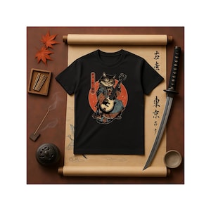 Cute Cat T-Shirt | Japanese Tshirt | Japanese Streetwear | Cute Cat Tshirt | Japan Cat Tshirt | Japanese Cat Shirt | Y2K Top | Kawaii Shirt