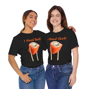 Sushi Shirt, Sushi Geschenke, Sushi-Liebhaber-Shirt, Kinder-Sushi-Shirt, Japanisches Essen-Shirt, Sushi-Liebhaber-Geschenk, Foodie-Geschenk, süßes Sushi-Shirt