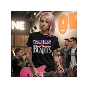 Das Beatles Logo Shirt, Beatles Band Shirts, Musik Shirts, 90er Jahre Vintage Beatles Shirt, die Beatles Fan T-Shirt, Rockband The Beatles tshirt