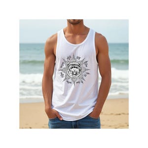 Camiseta con tatuaje de tigre tailandés Sak Yant / Yantra sagrado: protección, fuerza y poder / Muay Thai, guerrero de MMA, luchador, folclore tailandés