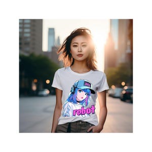 Cyberpunk Robot T-Shirt | Japanese Streetwear | Japanese Tshirt | Japanese Robot Tshirt | Kanji Tshirt | Harajuku | Japan Cyber Robot Tshirt