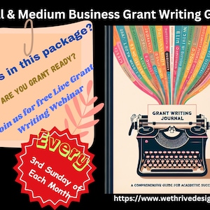 Ultimate Grant Writing Journal and Grant List | Funding Tracker for Nonprofits & Entrepreneurs