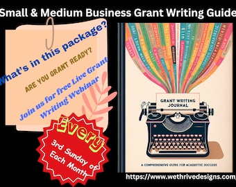 Ultimate Grant Writing Journal and Grant List | Funding Tracker for Nonprofits & Entrepreneurs