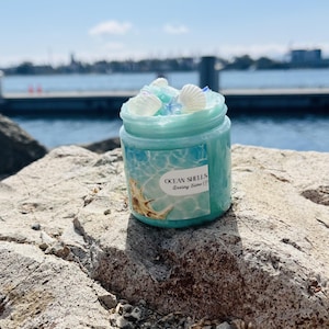 Ocean Shells Cloud Slime, Cloud Slime, Slime Shop, Therapy Slime, Stress Toy, Sensory Toy, Gift For Her/Him, Aromatherapy Slime