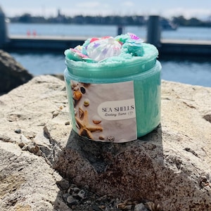 Sea Shells Cloud Slime, Cloud Slime, Slime Shop, Therapy Slime, Stress Toy, Sensory Toy, Gift For Her/Him, Aromatherapy Slime