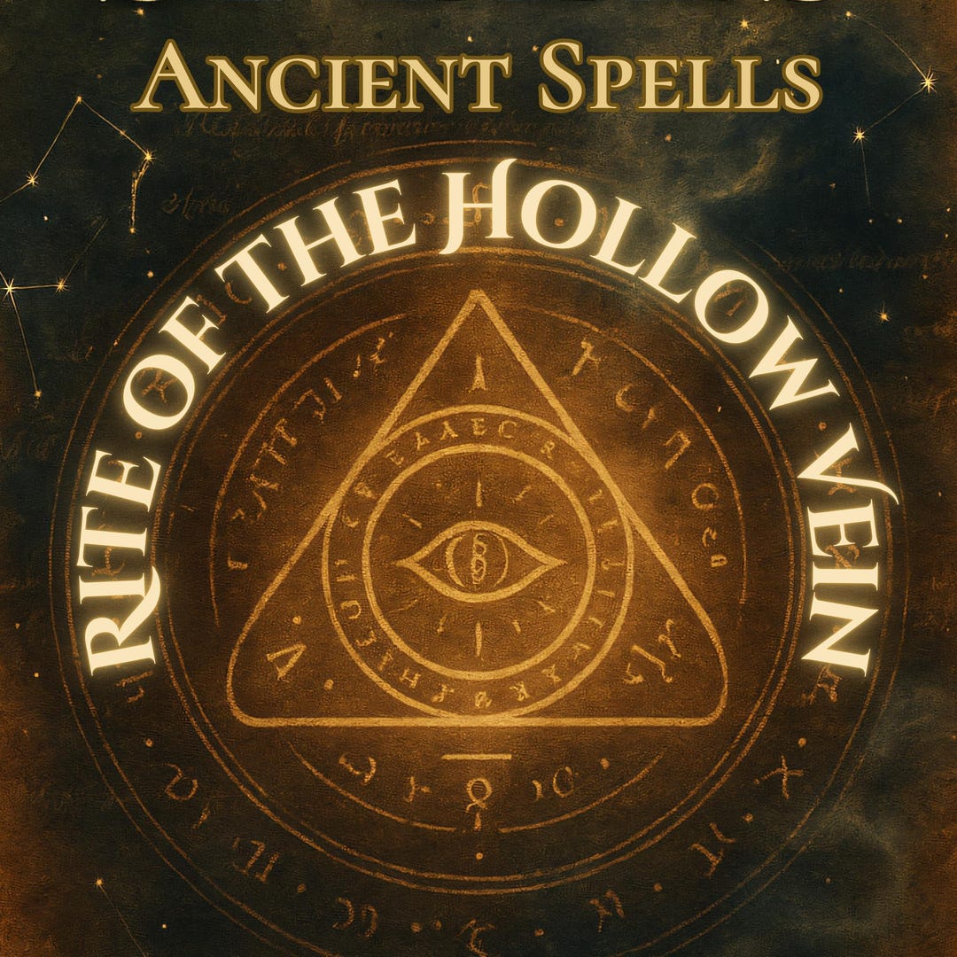 Rite of the Hollow Vein—gold Summoning Ritual Inspired by ...