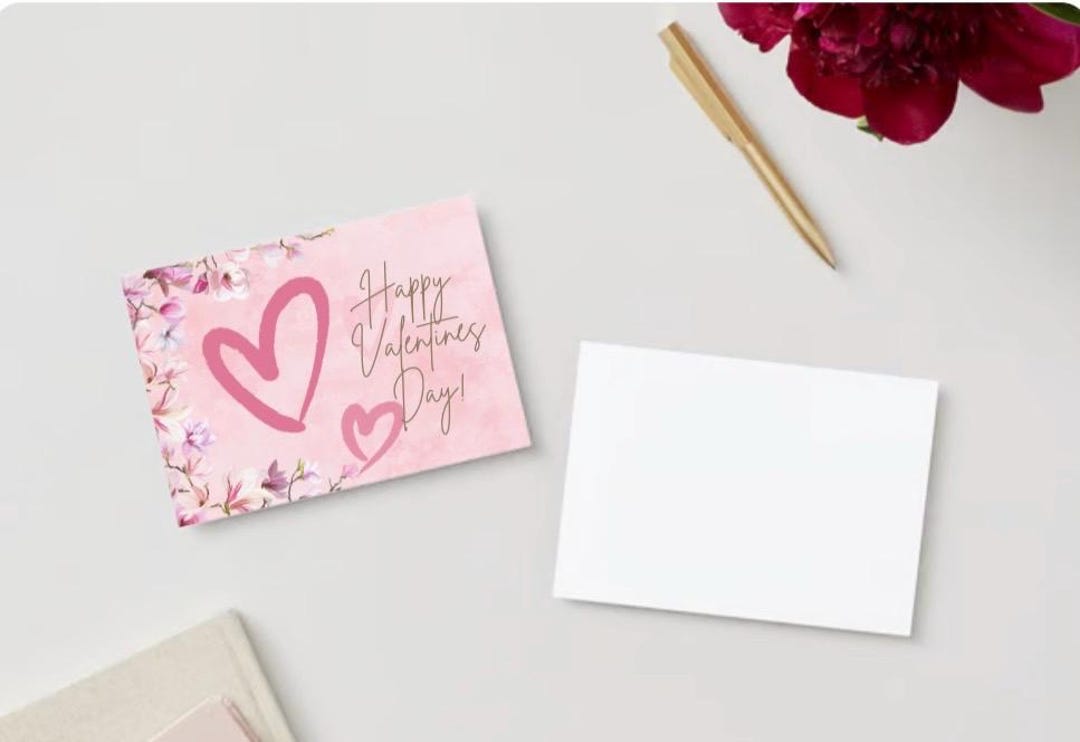 Happy Valentines Day Card - Etsy
