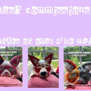 mask commissions!