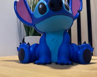 3D Printed Stitch & Angel Figures | Cute Display Ornaments | Collector Gift | Made in the UK