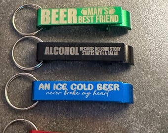 Metal keyring bottle opener,men’s gifts,Father’s Day,beer, birthday