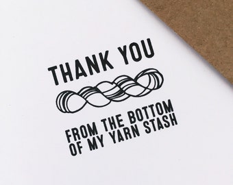 thank you from the bottom of my yarn stash: greeting card