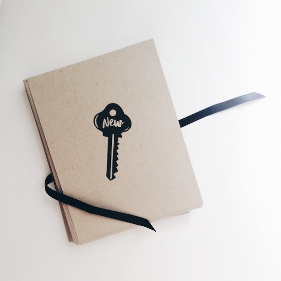 New Home Moving Announcement Postcards: Set of 40; New Address, Change of Address, New Keys