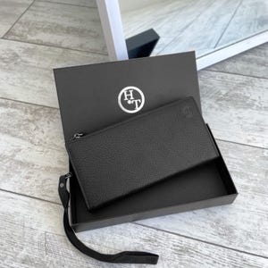 Cartera de cuero para hombre, billetera para hombre, regalo para el marido, billetera de primera calidad, cartera para hombre, bolso para hombre