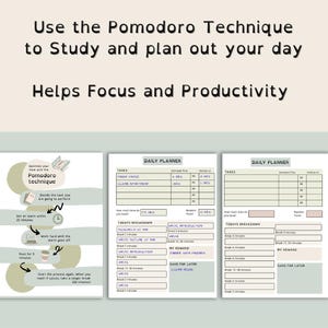 ADHD Student Planner 2026/2027 | Assignment Tracker | Brain Dump | Printable A5 | US Letter | Dyslexia-Friendly image 4