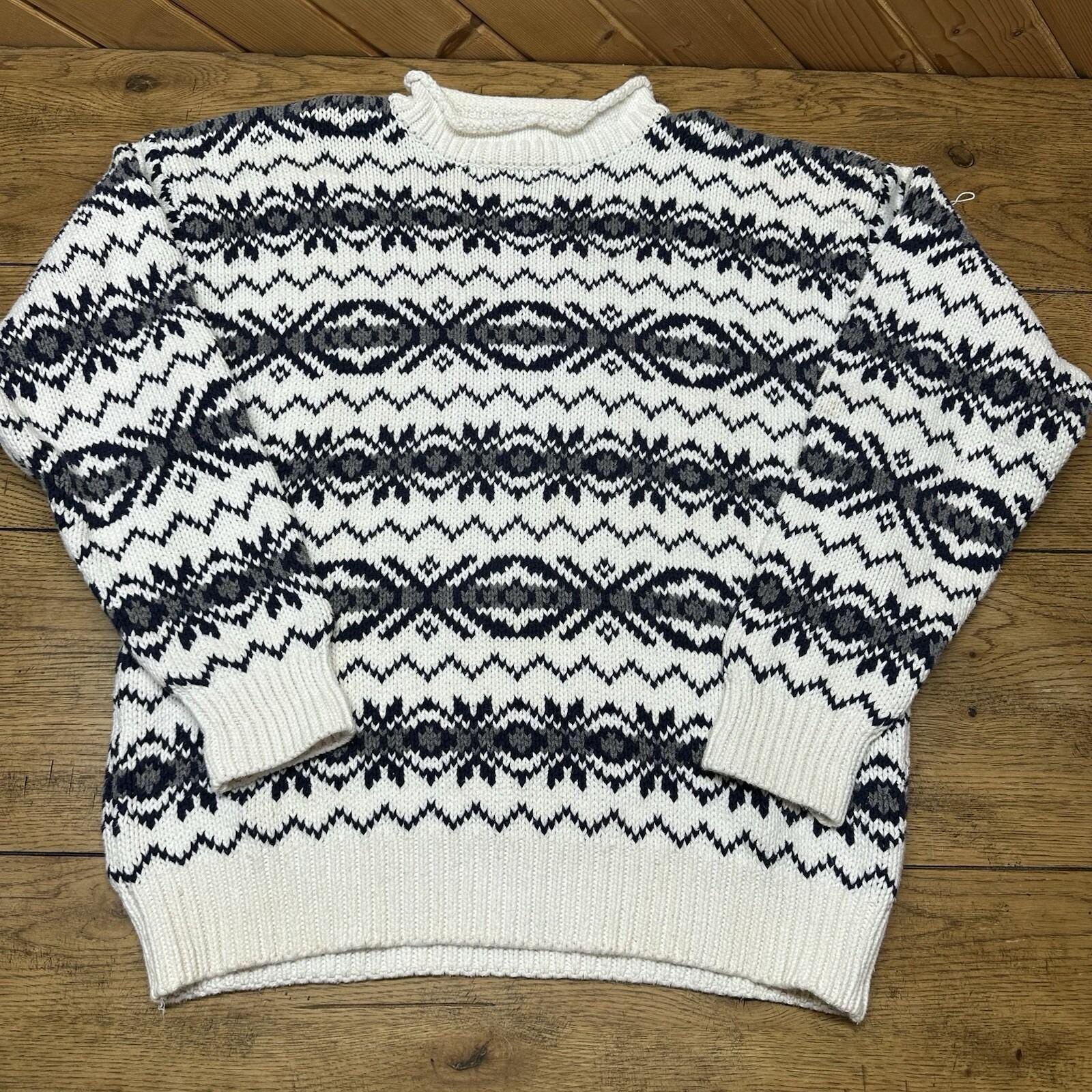 トップス \"OLD GAP\" rainbow nep wool knit gap GAP Rainbow Chunky Knit Sweater – Holy Thrift