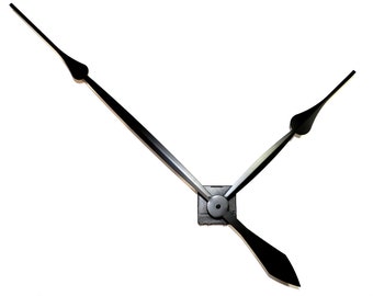 High Torque Clock Movement Silent Sweep No4 Balanced Hands and Wall Mount Extended Shaft w//8-1//4 in.