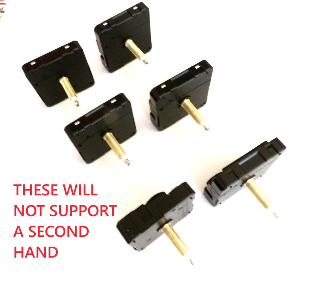 Single R 6 High Toque Operator Six High Torque Silent Sweep Clock Movements With the Extended Shaft ...
