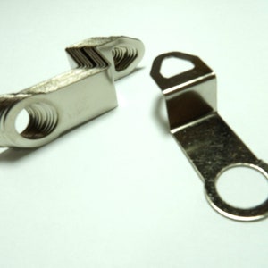 10 Heavy Duty Metal Clock Hangers - Holds Up To 8 Lbs