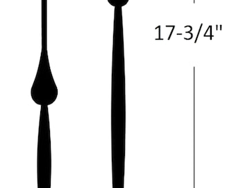 Number 11 Hands, 17-3/4" Spaded Hands (NO MOTOR INCLUDED)