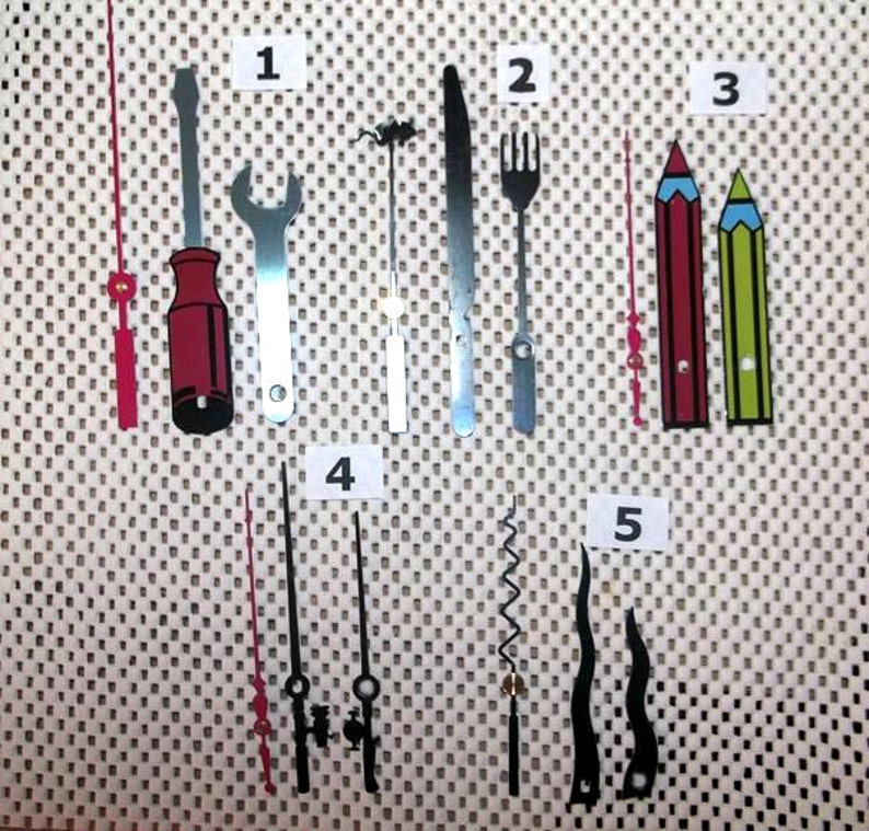 Specialty Novelty Clock Hands Etsy