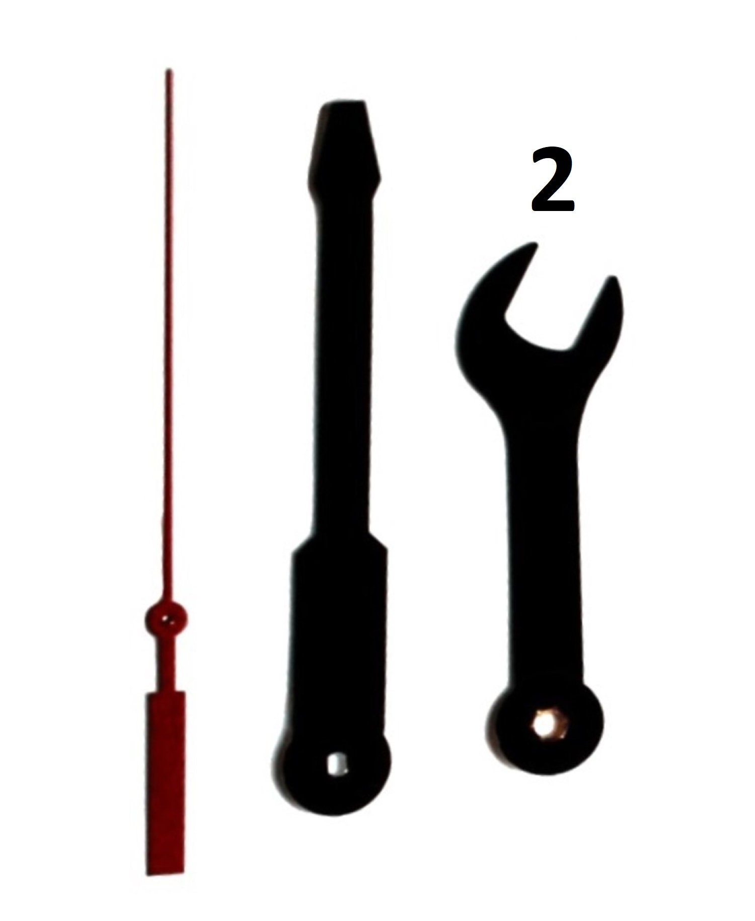 Specialty - Novelty Clock Hands Tools/crayons/silverware/fishing Poles ...