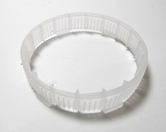 White Plastic Collar For insert Movements To Expand Openings to 2-1/2"