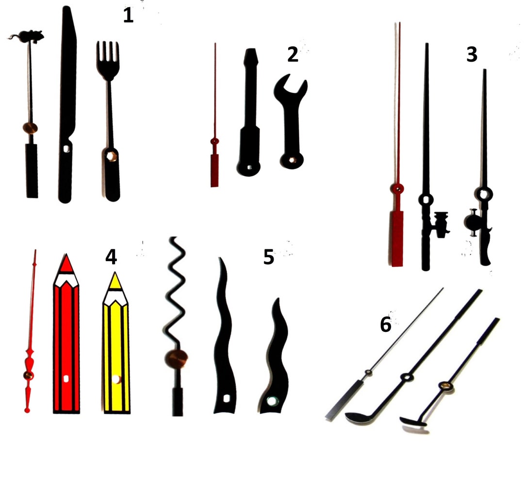 Specialty Novelty Clock Hands Etsy