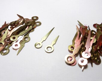 25 Pairs New Brass Sword Clock Hands (#000) For Scrapbooking, Steampunk, Embellishment