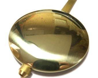 5 - 2-5/8" diameter Brass Pendulum Bobs