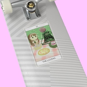 Pegatinas de amantes - Pegatinas de cartas del tarot - Papelería bonita - Decoración de vinilo - Pegatinas para computadora portátil - Elementos esenciales para llevar un diario