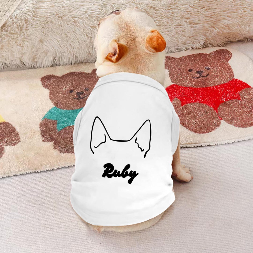 Custom Light Blue White-Gold Classic Style Dog Jersey main image 0