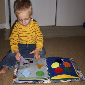 Quiet Book - Cloth Learning Book