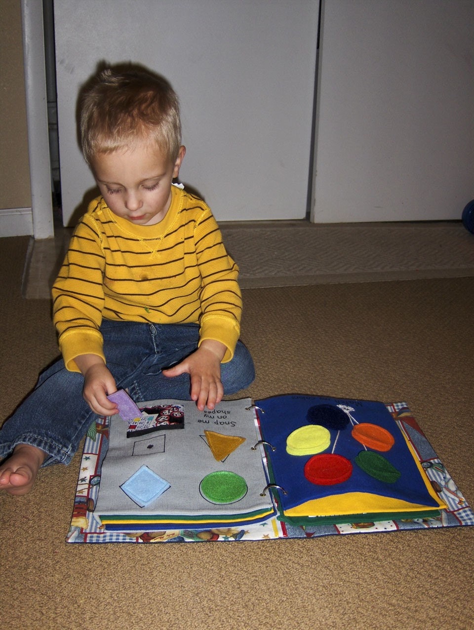 Quiet Book - Cloth Learning Book