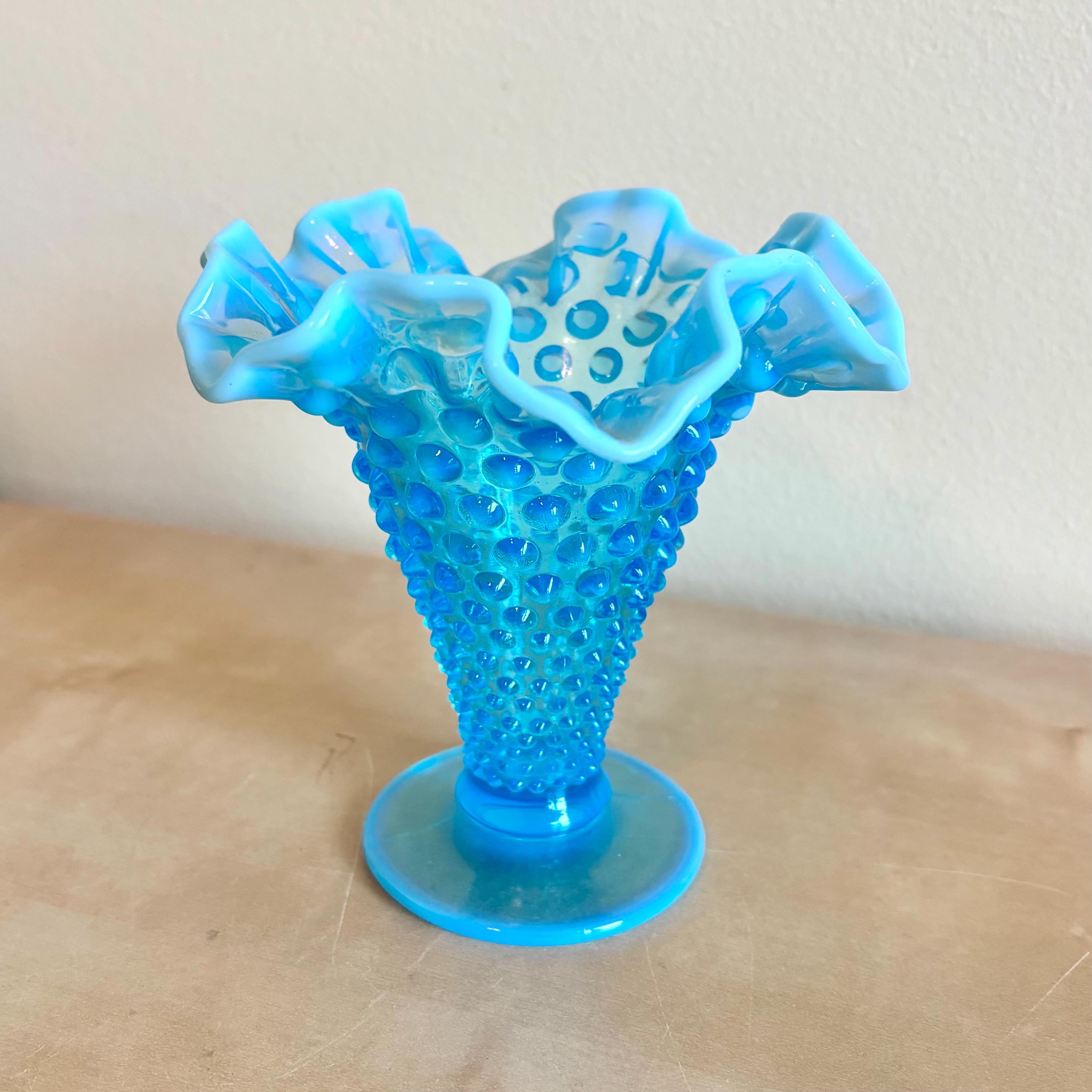 Fenton Blue Opalescent - Etsy
