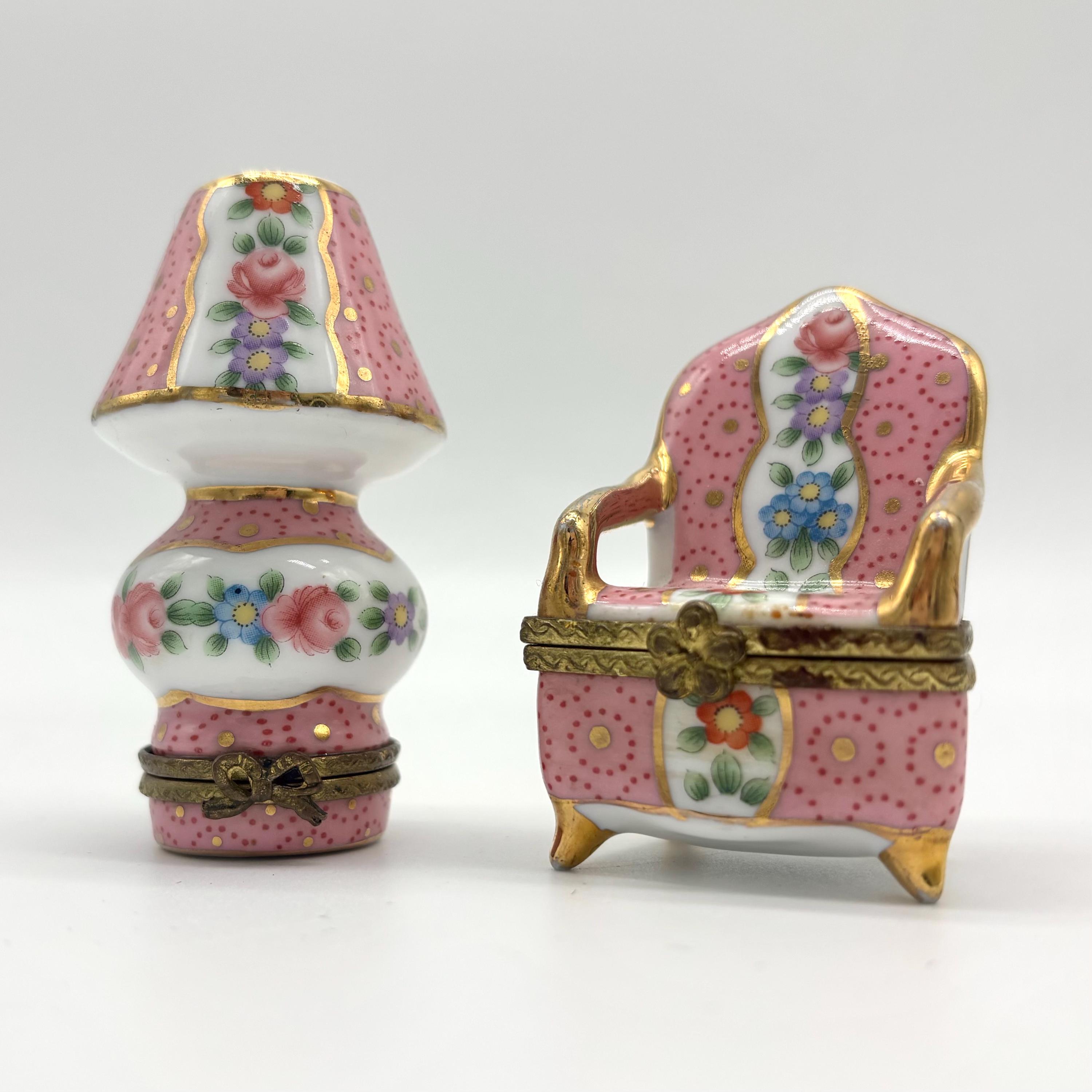 ★リモージュ★エッフェル塔 ハンドペイント トリンケット ボックス サイン入り Limoges box - Etsy 日本